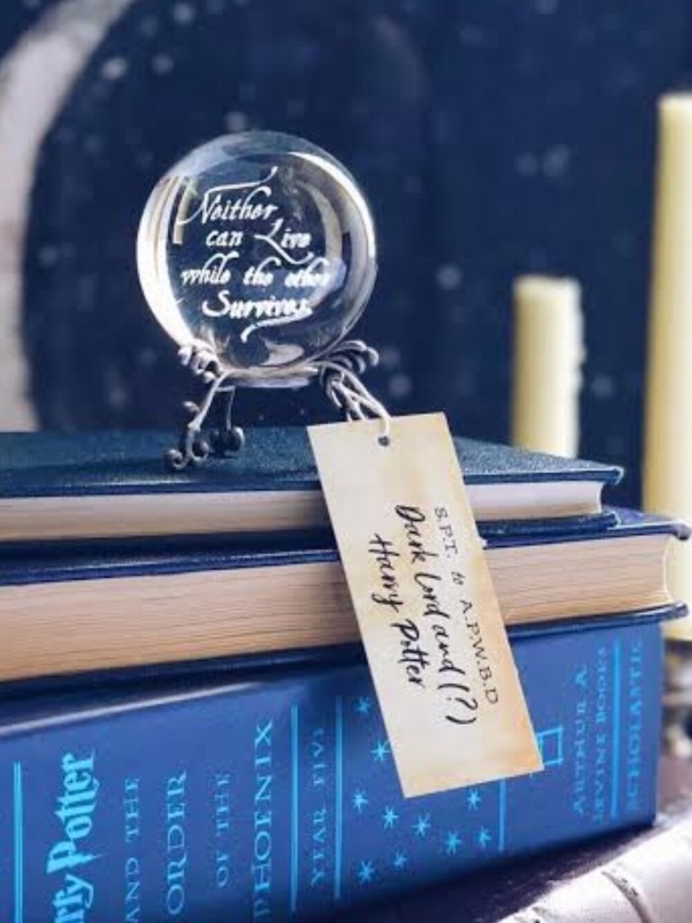 NWOT! LitJoy Crate Harry Potter Prophecy Globe + Stand and Box Replica